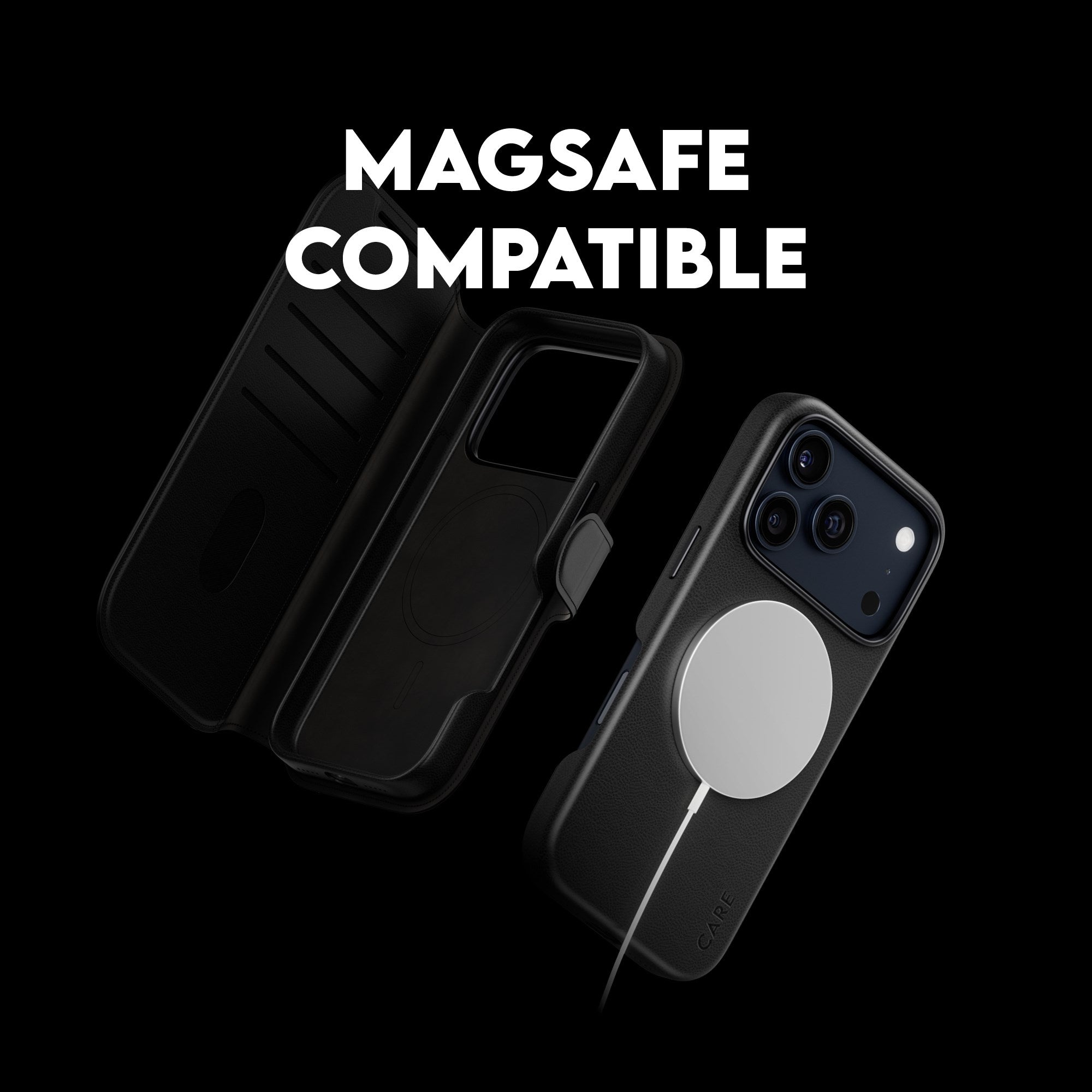 CARE by PanzerGlass® Feature Case Tango Two-in-One Wallet m. MagSafe iPhone 17 Pro